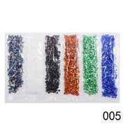 Resin Art NZ Shells Crushed Glass - 6 piece Set- Metallic Mix Crushed Glass - 6 piece Set- Metallic Mix | NZ