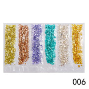 Resin Art NZ Shells Crushed Glass - 6 piece Set- Metallic Mix Crushed Glass - 6 piece Set- Metallic Mix | NZ