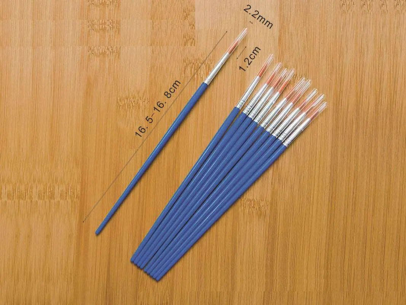 Resin Art NZ Release Tape Brush - #5 one pack included 10pcs Brush - #5 one pack included 10pcs | Action Outdoors NZ