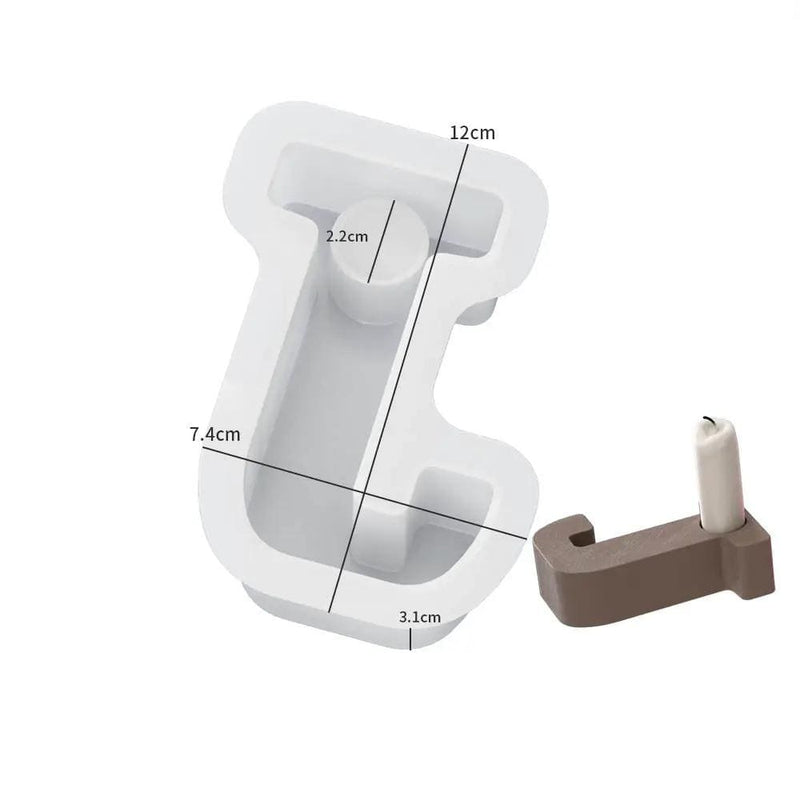 Alphabet Letter Moulds - Candle Holder - Individual - Large – view 11