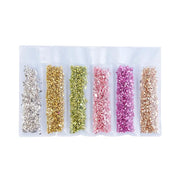 Resin Art NZ Shells Crushed Glass - 6 piece Set- Metallic Mix Crushed Glass - 6 piece Set- Metallic Mix | NZ