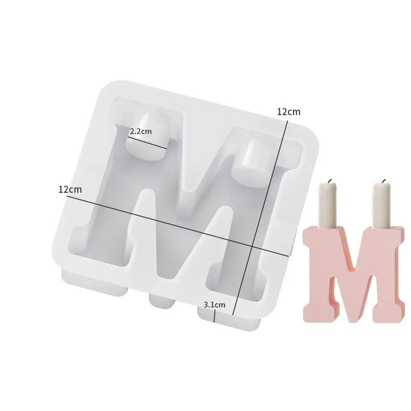 Alphabet Letter Moulds - Candle Holder - Individual - Large – view 13