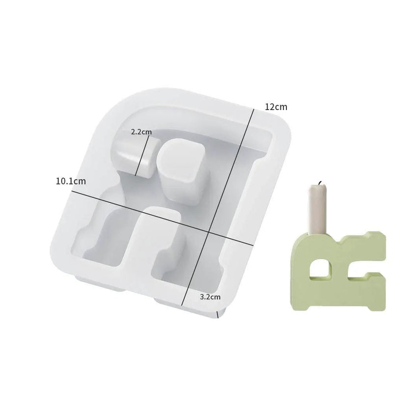 Alphabet Letter Moulds - Candle Holder - Individual - Large – view 15