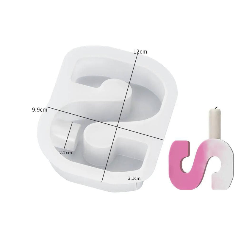 Alphabet Letter Moulds - Candle Holder - Individual - Large – view 16