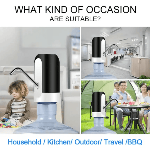 techplus Electric Water Dispenser Pump – USB Rechargeable Electric Water Dispenser Pump – USB Rechargeable | NZ