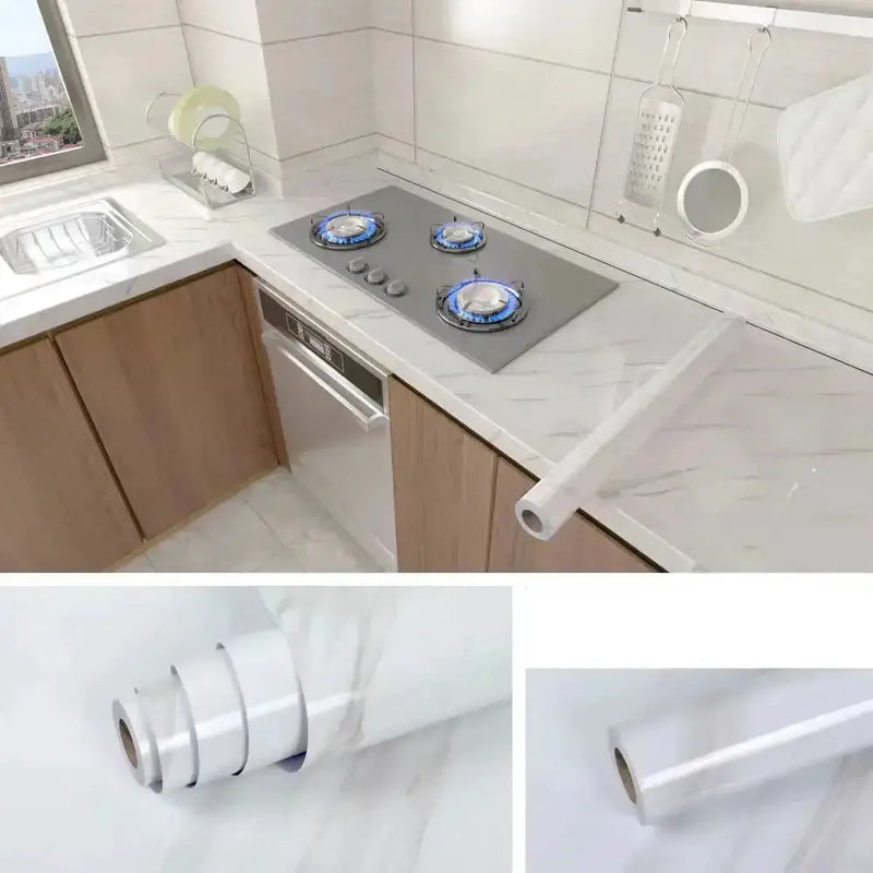 Marble Waterproof & Oil-Proof Wall Paper (40cm) (12 designs available) – view 10