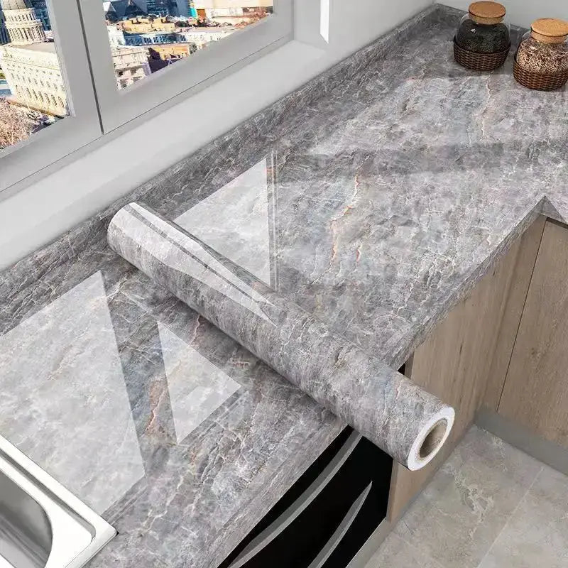 Marble Waterproof & Oil-Proof Wall Paper (40cm) (12 designs available) – view 9