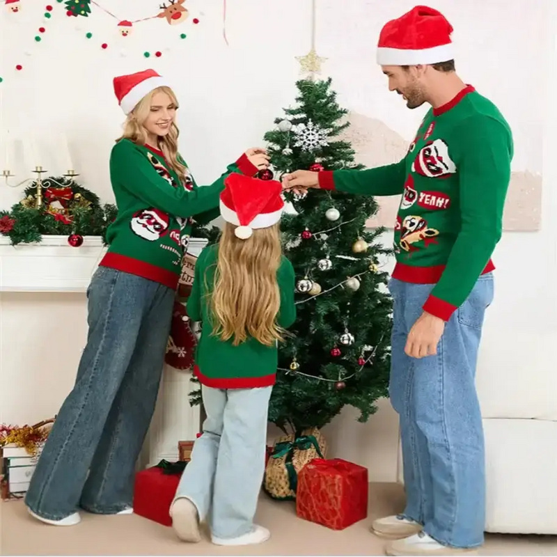Habicare SS Matching Family Christmas Sweaters (5 sizes available) Matching Family Christmas Sweaters (5 sizes available)