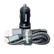 Maxguard 3.1A 2 USB car charger with USB-A to Lightning combo MC039L – view 1