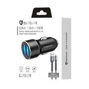 Maxguard 3.1A 2 USB car charger with USB-A to Lightning combo MC039L – view 3