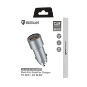 9eight5 Accessories Maxguard 38W UAB A+C car charger MC036 Maxguard 38W UAB A+C car charger MC036