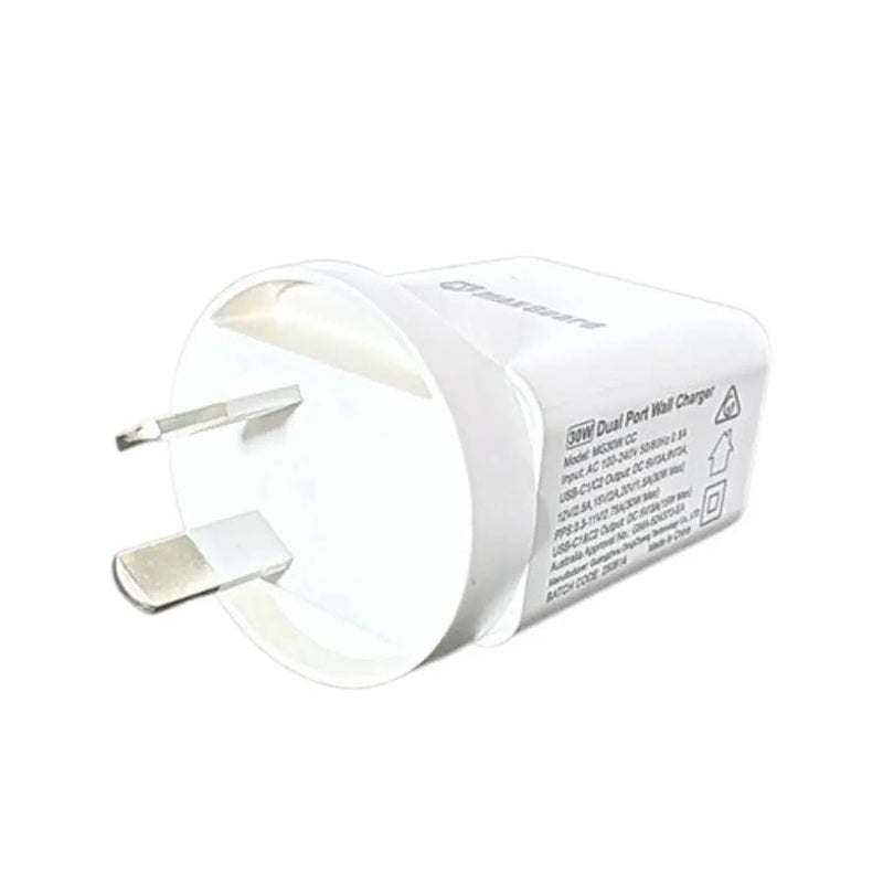 9eight5 Accessories Maxguard PD 30W GaN III Wall Charger MG30WCC Maxguard PD 30W GaN III Wall Charger MG30WCC
