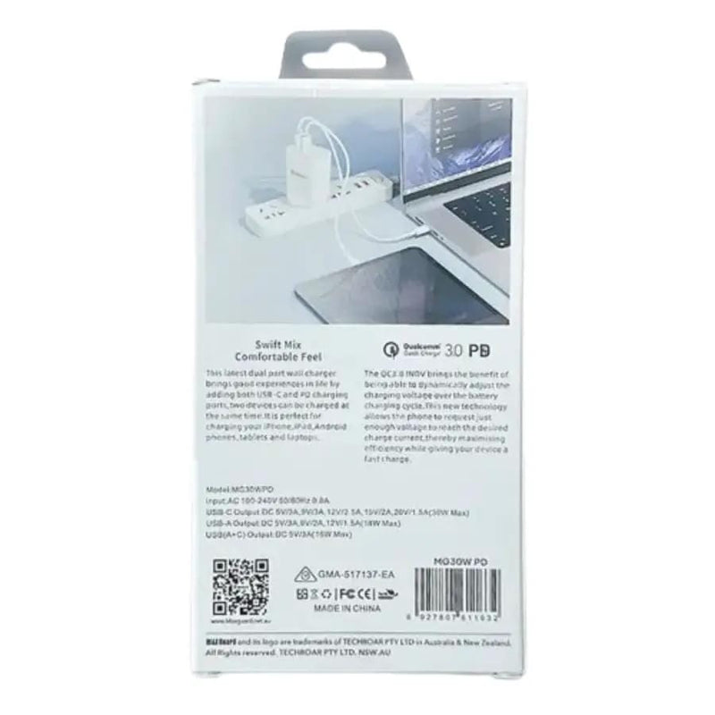 Maxguard PD 30W+ plus QC 18W wall charger MG30WAC/MG30WPD – view 5
