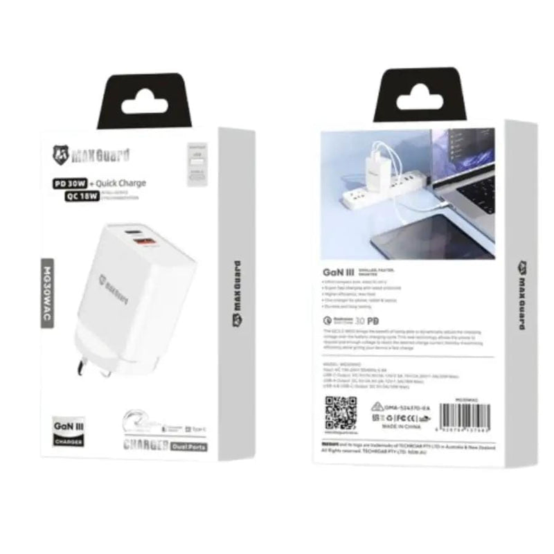 Maxguard PD 30W+ plus QC 18W wall charger MG30WAC/MG30WPD – view 6