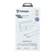 Maxguard Type C & USB Power Adapter Wall Plug (NZ / AUS), With Type C to Type C Cable – view 1