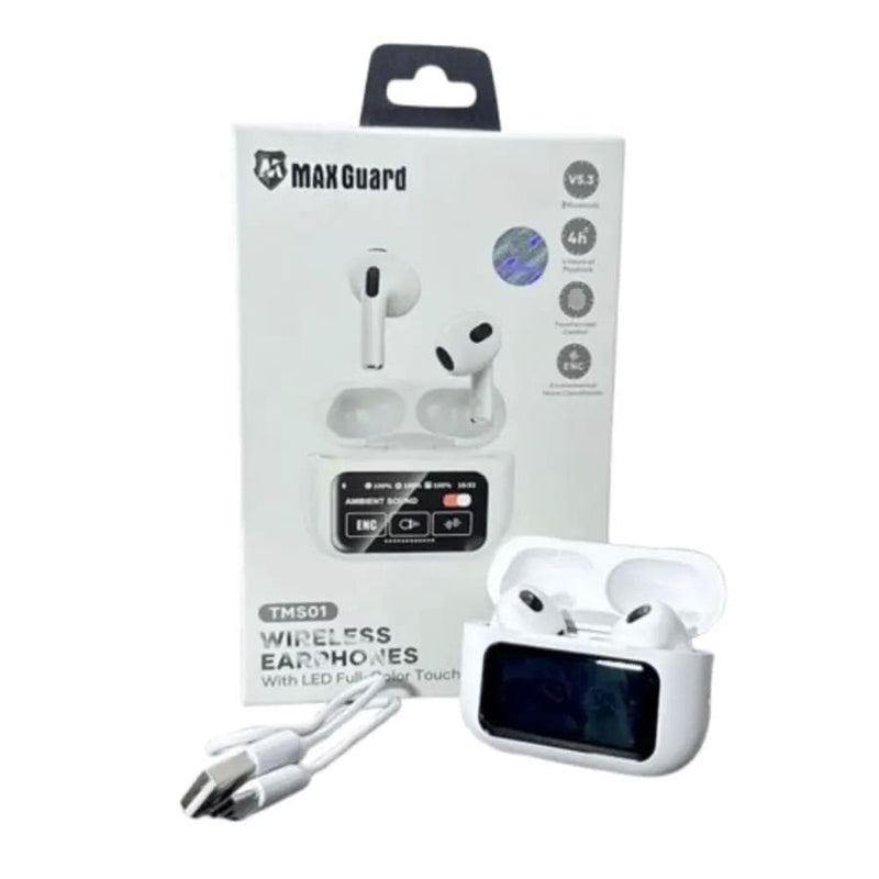 Maxguard Wireless Earphones with LED Colour Touchscreen – view 8