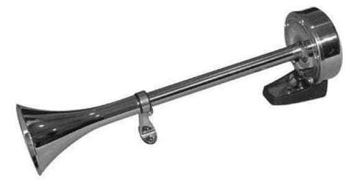 MaxTek Boat Horns Trumpets maXtek Single Trumpet Horn Single Trumpet Horn MaxTek 12V Stainless Marine