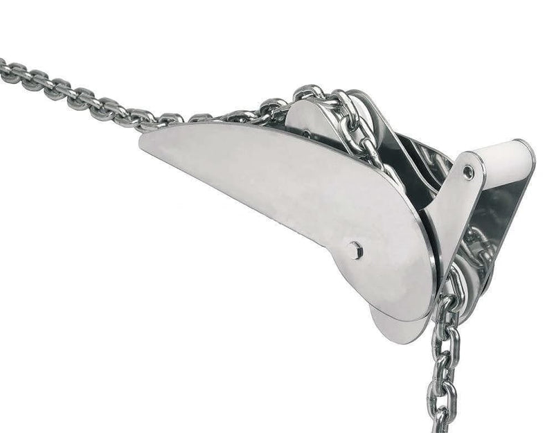 MaxTek 595 Bow Roller Self Launching for Boaters Premium Polished Stainless Low Profile Docking Accessory