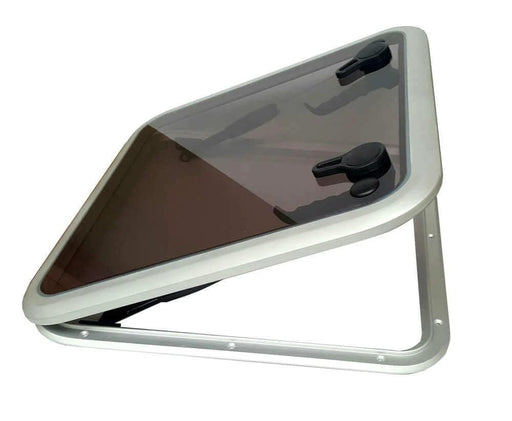 Alloy Deck Hatch 575mm by 575mm with Secure Locking and Built In Ventilation for Marine and Outdoor Use