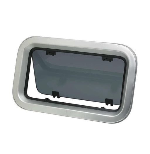Absolute Marine Porthole Window 368 x 179 mm Ventilating Durable Anodized Aluminum 10 mm Acrylic For Boats And Yachts