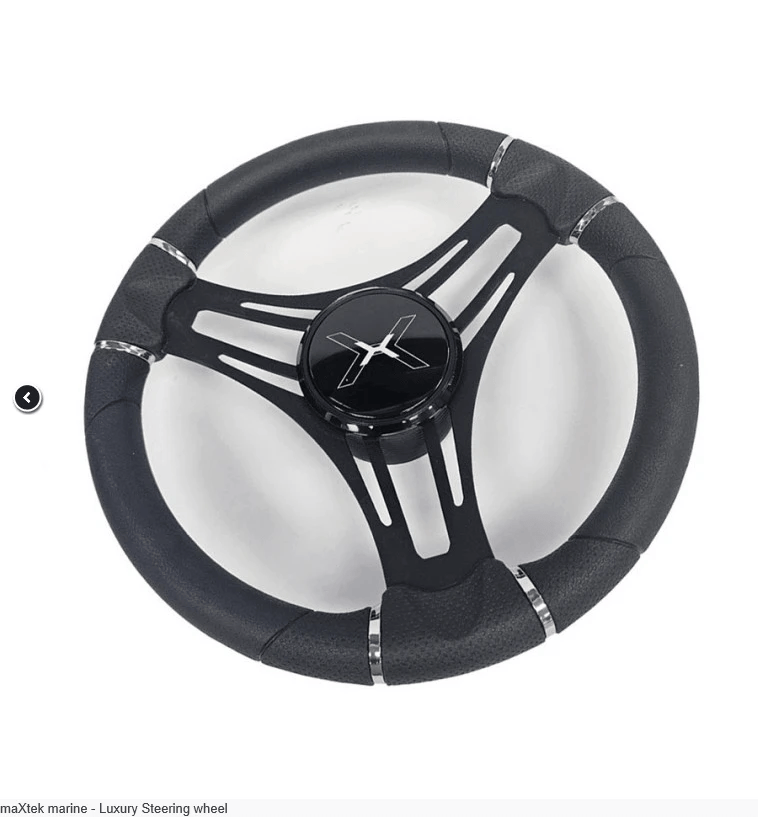 MaXtek Marine Luxury Steering Wheel Premium Stainless Steel For Boats European Craftsmanship – view 2