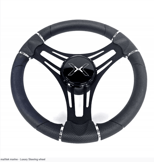 MaXtek Marine Luxury Steering Wheel Premium Stainless Steel For Boats European Craftsmanship – view 1