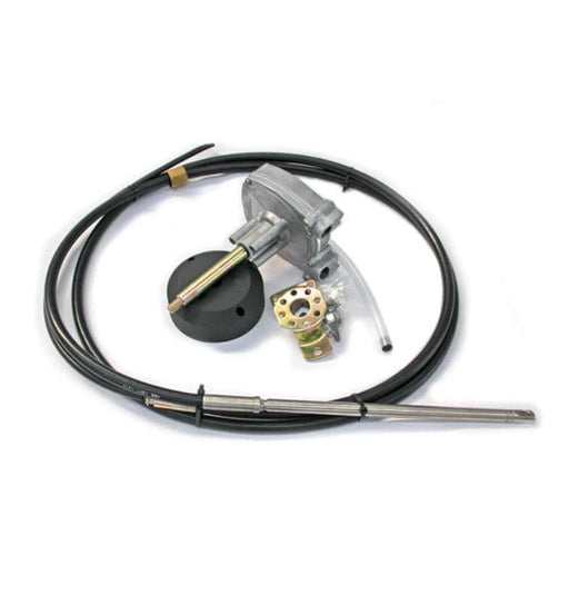 MaxTek Steering Kits 5.2m Cable for Outboard Boats Universal Rotary System With Planetary Gear Helm