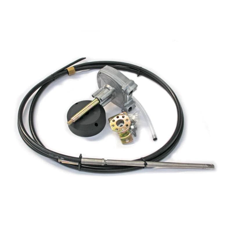 MaxTek Steering Kit For Outboard With 14 Ft Cable Universal Rotary System For Boaters