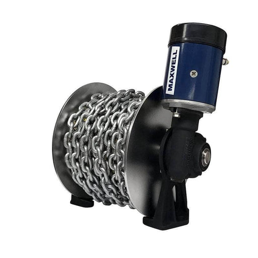 Maxwell Tasman 100m 8mm Drum Winch For Mooring, 1000W 12V Marine Winch IP66 Rugged For Small To Mid Sized Boats