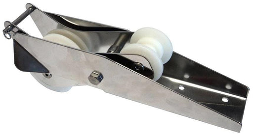 Absolute Marine Hinged Bow Roller 316 Stainless 328mm Heavy Duty Corrosion Resistant For Saltwater Boats – view 1