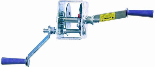 Absolute Marine Manual Trailer Winch 1150kg Pull, Dual Gear Ratios, Rugged Hot Dip Galvanised, For NZ Boat Trailers