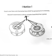Maxwell RC10 Chain Wheel Assembly 8mm Genuine Replacement for RC10 Winch Precise Engagement and Smooth Payout – view 1