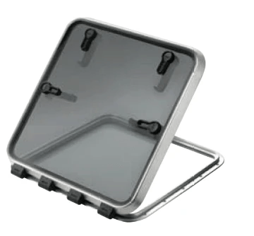Maxwell Marine Offshore Deck Hatch 559mm x 559mm 180 Degree Opening Rugged Watertight For Offshore Vessels