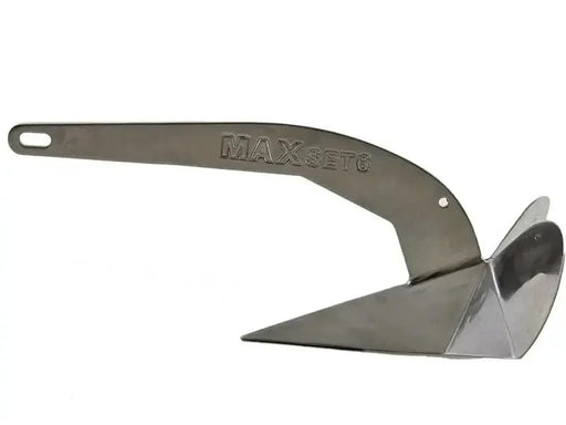Maxwell Maxset 4kg Stainless Steel Plough Anchor for 4-6m Boats High Holding Power – view 1