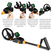 Habicare HBC Metal Detector (MD1008A) Habicare MD1008A Metal Detector with Waterproof Coil