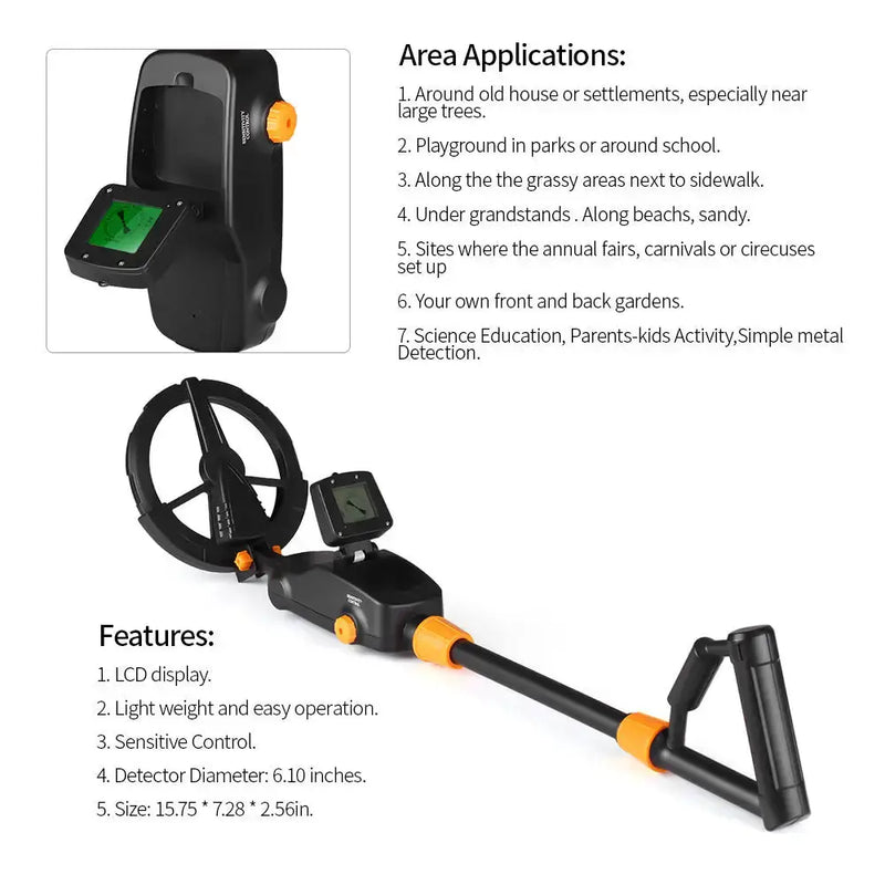 Habicare HBC Metal Detector (MD1008A) Habicare MD1008A Metal Detector with Waterproof Coil