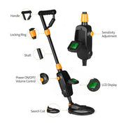 Habicare HBC Metal Detector (MD1008A) Habicare MD1008A Metal Detector with Waterproof Coil