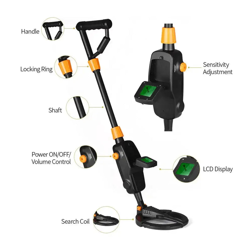 Habicare HBC Metal Detector (MD1008A) Habicare MD1008A Metal Detector with Waterproof Coil