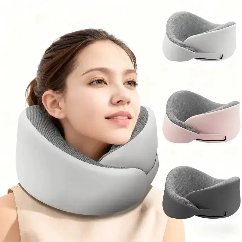 Memory Foam U-Shaped Travel Neck Pillow (3 colours available) – view 5