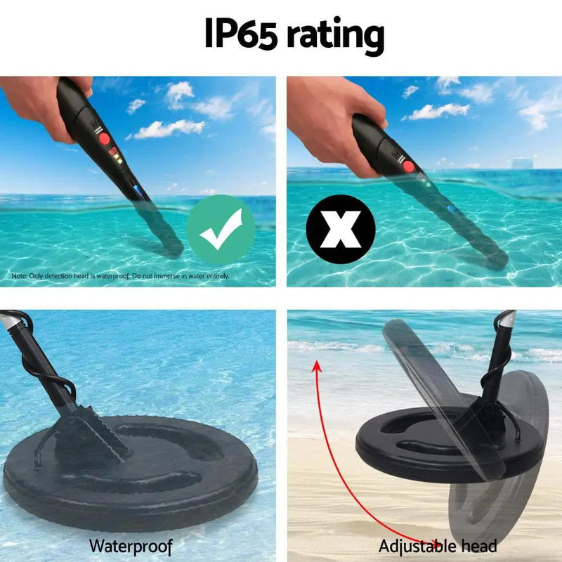 Metal Detector 180MM Deep Sensitive Waterproof Pinpointer Treasure Hunter – view 6