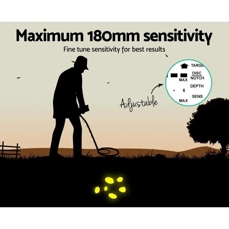 Metal Detector 180MM Deep Sensitive Waterproof Pinpointer Treasure Hunter – view 5