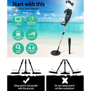 Metal Detector 180MM Deep Sensitive Waterproof Pinpointer Treasure Hunter – view 3