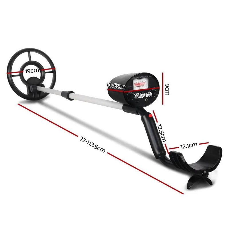 Metal Detector 180MM Deep Sensitive Waterproof Treasure Hunter Gold Digger Black – view 2