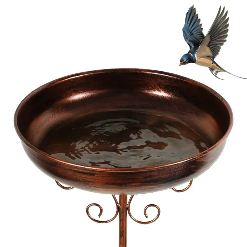 Habicare SS Metal Garden Bird Bath (3 designs available) Metal Garden Bird Bath (3 designs available)