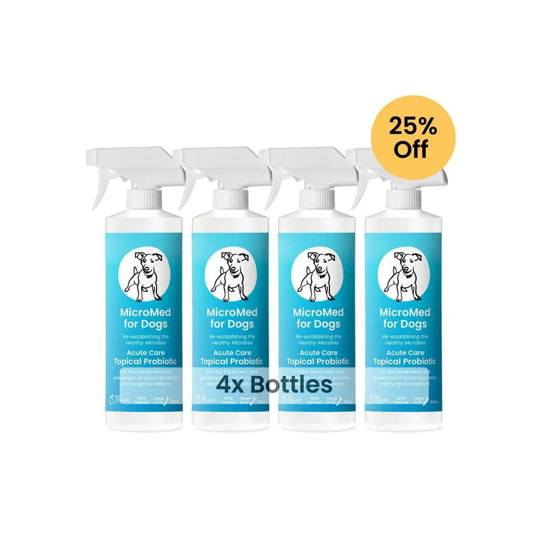 MicroMed Immediate Care MicroMed for Dogs Acute Care – 4 x 500ml Bundle MicroMed for Dogs Acute Care – 4 x 500ml Bundle | NZ