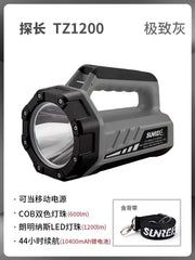 High-Power Rechargeable Spotlight Flashlight - 750m Range Emergency Rescue Torch – view 2