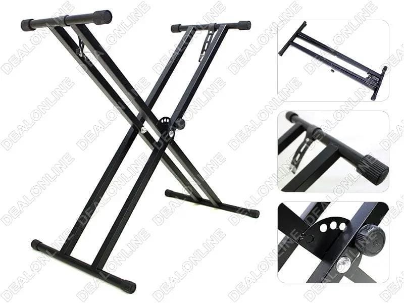 dealonline.co.nz dealonlinenz Foldable Double-X Shaped Keyboard Stand Foldable Double-X Shaped Keyboard Stand