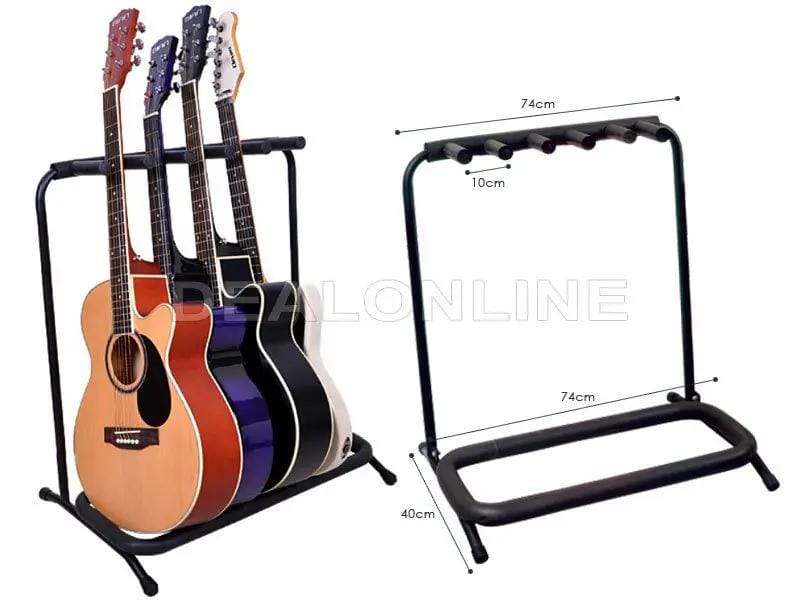 dealonline.co.nz dealonlinenz Guitar/Bass Stand Rack 5-Holder Guitar/Bass Stand Rack 5-Holder