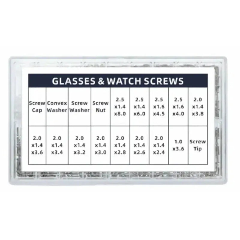 Habicare HBC Micro Screw Set for Glasses, Watches, Phones & Tablets Micro Screw Set for Glasses, Watches, Phones & Tablets