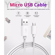 9eight5 Electronics Accessories Micro USB Cable - 25cm (White) Micro USB Cable - 25cm (White)